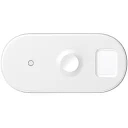 Бездротовий зарядний пристрій Baseus Smart 3 в 1 (Phone + Watch + Pods) 18W WX3IN1-C02 White - мініатюра 2