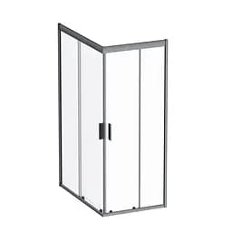 Душове огородження Deep 1/4 Round AM.PM Gem 90×90 см, без піддону, хром профіль W90UG-401A9090-MT