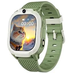 Детские смарт-часы Lemfo T70 S с 4G прослушкой видеозвонком и GPS-трекером Зеленый