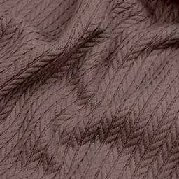 Плед-покривало Cosas Knitted Braid Mousse косичка 110х140 см (Blanket_100Mousse_KnittedBraid_110x140) - мініатюра 4