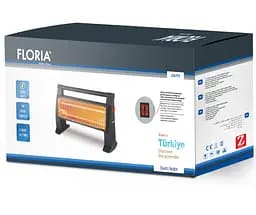 Інфрачервоний обігрівач Floria ZLN-2199 1200 Вт 2 режими 600/1200 Вт - мініатюра 4