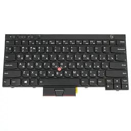 Клавіатура для ноутбука LENOVO (Thinkpad: T430, T430i, T430S, T530, T530I, X230, X230i, X230S) rus, black, підсвічування клавіш - мініатюра 2