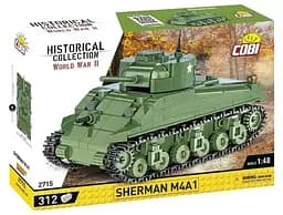 Конструктор танк Historical Collection World War II 2715 Sherman M4A1 COBI 2715