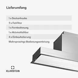 Витяжка Klarstein High Line Eco 90 (10045361) - мініатюра 6