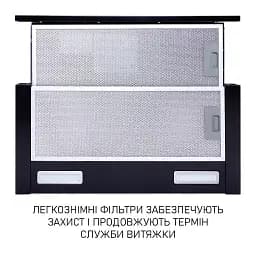 Витяжка телескопічна Minola HTL 6215 BL 700 LED - мініатюра 5
