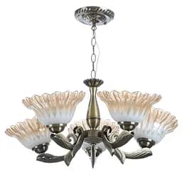 Люстра підвісна Brille флористика E27 60W BZ (BKL-172S/5)