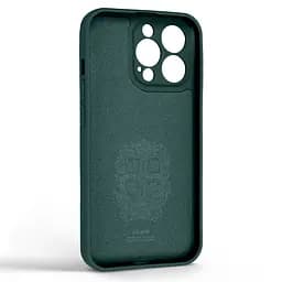 Силиконовый чехол для Apple iPhone 13 Pro, Icon Ring, зеленый, панель-накладка, с кольцом-подставкой на 360°, противоударный, возможность использования магнитных держателей, ArmorStandart (ARM68669) - мініатюра 2