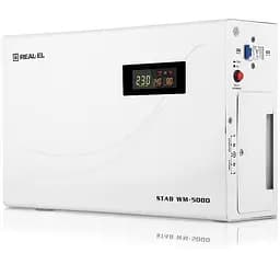 Стабілізатор напруги Real-EL Stab WM-5000 4000 Вт (EL122400014) - мініатюра 2