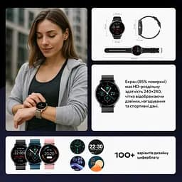Смарт-годинник IUTECH ZL02C Pro Дзвінки та повідомлення Водонепроникний, фітнес-трекер із моніторингом здоров’я та спорту Smart Watch - мініатюра 7