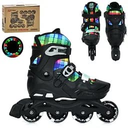 Детские раздвижные ролики A4158-M-B, размер 35-38