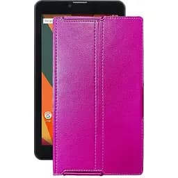 Чохол StatusCASE з екошкіри для планшету Bravis NB754 Рожевий