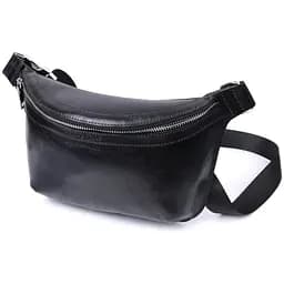 Кожаная бананка Grande Pelle унисекс 25х15х4.5 см sum0026992