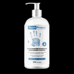 Антисептик гель для дезінфекції рук, тіла та поверхонь Touch Protect, 500 мл