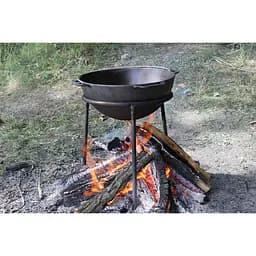 Котел чавунний Brizoll, з кришкою сковородою-гриль, 10 л (KA10-3) - мініатюра 9
