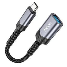 Перехідник Hoco Type-C male to USB female 3.0 converter UA24 - мініатюра 2