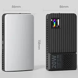 Накамерне світло Ulanzi K20 RGB L207 Black [157900] - мініатюра 11