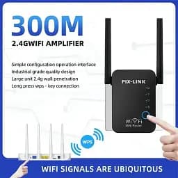 Ретранслятор Wi-Fi Pix-Link LV-WR17 підсилювач сигналу White (17607) - мініатюра 3