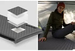 Килимок самонадувний Naturehike (CNK2300DZ014) 3см - з подушкою - одномісний - темно-зелений - мініатюра 6