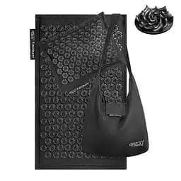 Коврик акупунктурный 4FIZJO Eco Mat Аппликатор Кузнецова с подушкой 68 x 42 см Black/Black 4FJ0208 (P-5907739312563)