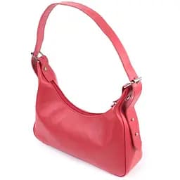 Сумка багет Shvigel с регулируемым ремнем из гладкой натуральной кожи 26х13х6.5 см sum0027029