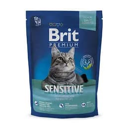 Сухий корм Brit Premium Cat Sensitive 1.5 кг для котів з чутливим травленням (ягня)