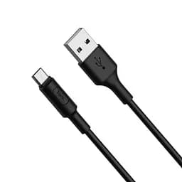 Кабель Hoco X25 Pisces Cable USB to MicroUSB 2A 1m Black