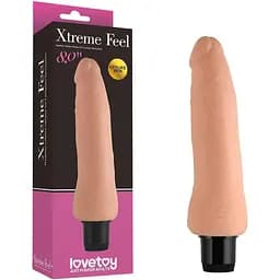 Вибратор реалистичный Lovetoy Real Feel 20 см телесный