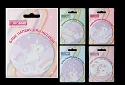 Блок для нотаток MAGIC UNICORN 30 аркушів 70 мм (BM.2381-73) в асортименті