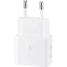 Мережевий зарядний пристрій Samsung 25W + Cable USB-С to USB-С White (EP-T2510XWEGEU) [95122] - мініатюра 5