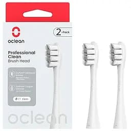 Насадки для зубної щітки Oclean Brush Head for One SE Air X F1 2шт P1C10 Grey - мініатюра 2