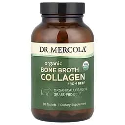 Органический коллаген из говядины Dr. Mercola Organic Bone Broth Collagen от Beef 90 таблеток