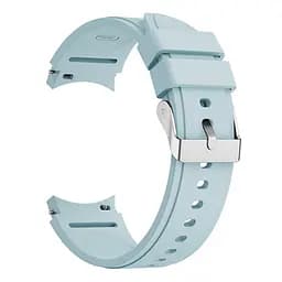 Ремінець для Samsung Galaxy Watch 6 40mm 6 44mm - блакитний ширина кріплення 20мм силікон Watchbands Galaxy Classic (W42-8WB99379739) - мініатюра 2