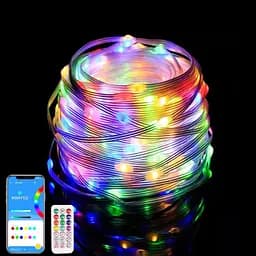 Розумна гірлянда Sun Lamp стрічка 100 LED 10 метрів USB-пульт дистанційного керування ip65 додаток - мініатюра 9