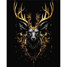 Картина по номерам Brushme Лесная корона 40x50 см