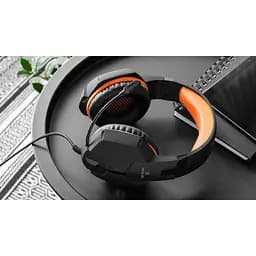 Ігрові навушники REAL-EL GDX-7700 Surround 7.1 Black/Orange (EL124100016) [112563] - мініатюра 15