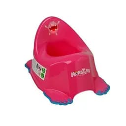 Горщик Tega Монстрики, з протиковзною гумою, рожевий (MN-001-127)