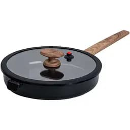 Сковорода універсальна MGC Designed алюмінієва 28 см з антипригарним покриттям, чорний MGC HP-4-459B