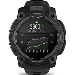 Смарт-годинник Garmin Instinct 3 45mm AMOLED Black with Black Band (010-02936-00) - мініатюра 8