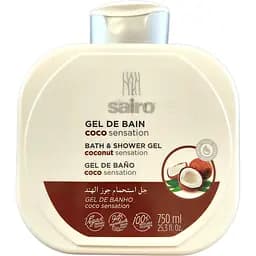 Гель для душу та ванни Sairo Bath & Shower Gel Strawberry Sensation Кокосове відчуття 750 мл