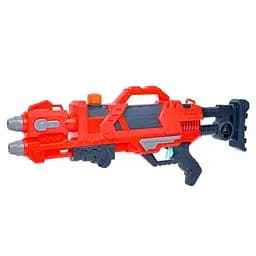 Водяний автомат із помпою 60 см – іграшка для активних водних ігор, червоний