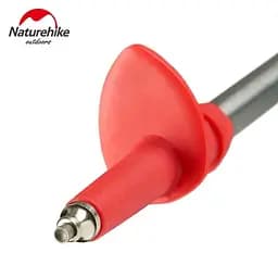 Трекинговая палка телескопическая Naturehike ST06 (NH17D006-D) 66-135см біла - мініатюра 4