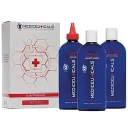 Набір для жирної шкіри голови Mediceuticals (Шампунь Solv-X 250 мл, Кондиціонер Therapeutic 250 мл, Очищуючий догляд TheraRx 250 мл)