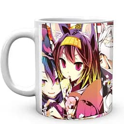 Кухоль GeekLand No Game No Life Без гри немає життя NGNL 002.04 330 мл білий