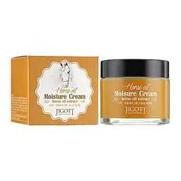 Крем для обличчя Jigott Horse Oil Moisture Cream з кінською олією, 70 мл