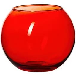 Ваза шар Pasabahce Flora красная 10 см (43417RD)