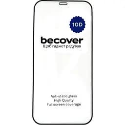 Захисне скло BeCover для Apple iPhone 12 10D Black (711324) - мініатюра 3