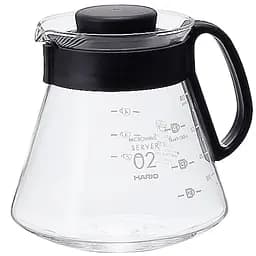 Заварник для пуровера Hario V60 02, прозорий (XVD-60B)