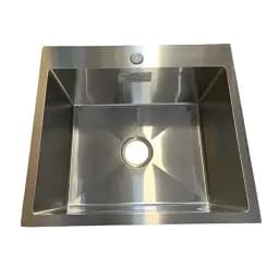 Мийка кухонна Kraft Handmade HS5448 + кошик 540х480х230х3 мм Нержавіюча сталь 30412