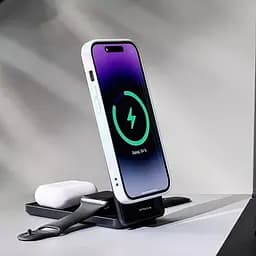 Бездротовий зарядний пристрій Proove Metal Edge 3in1 15W Gray (WSME15010003) - мініатюра 6