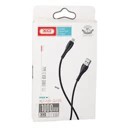 Кабель XO NB-Q165 3A fast charging usb cable Type-c Чорний - мініатюра 2